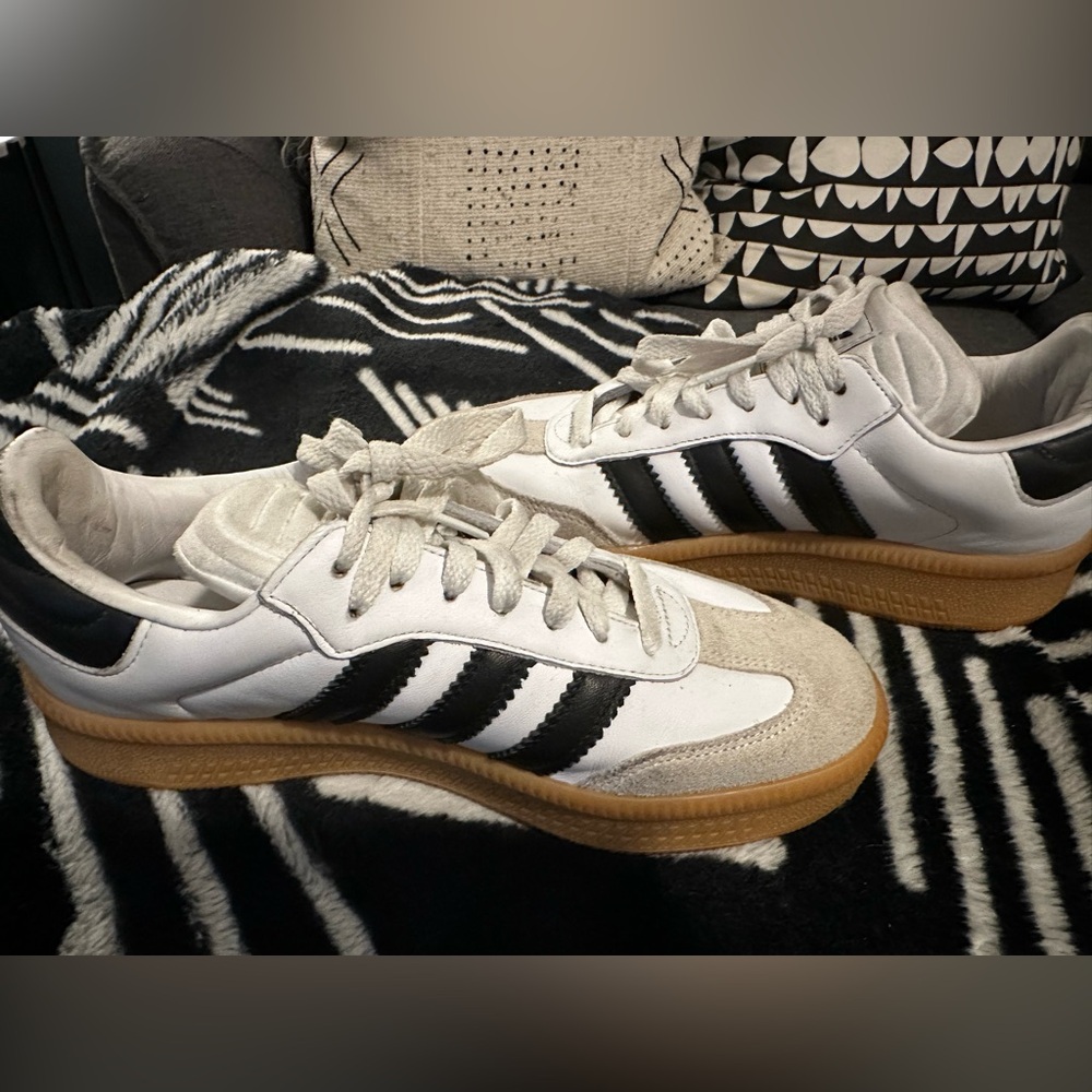 Adidas Samba XLG White and Black Sneakers